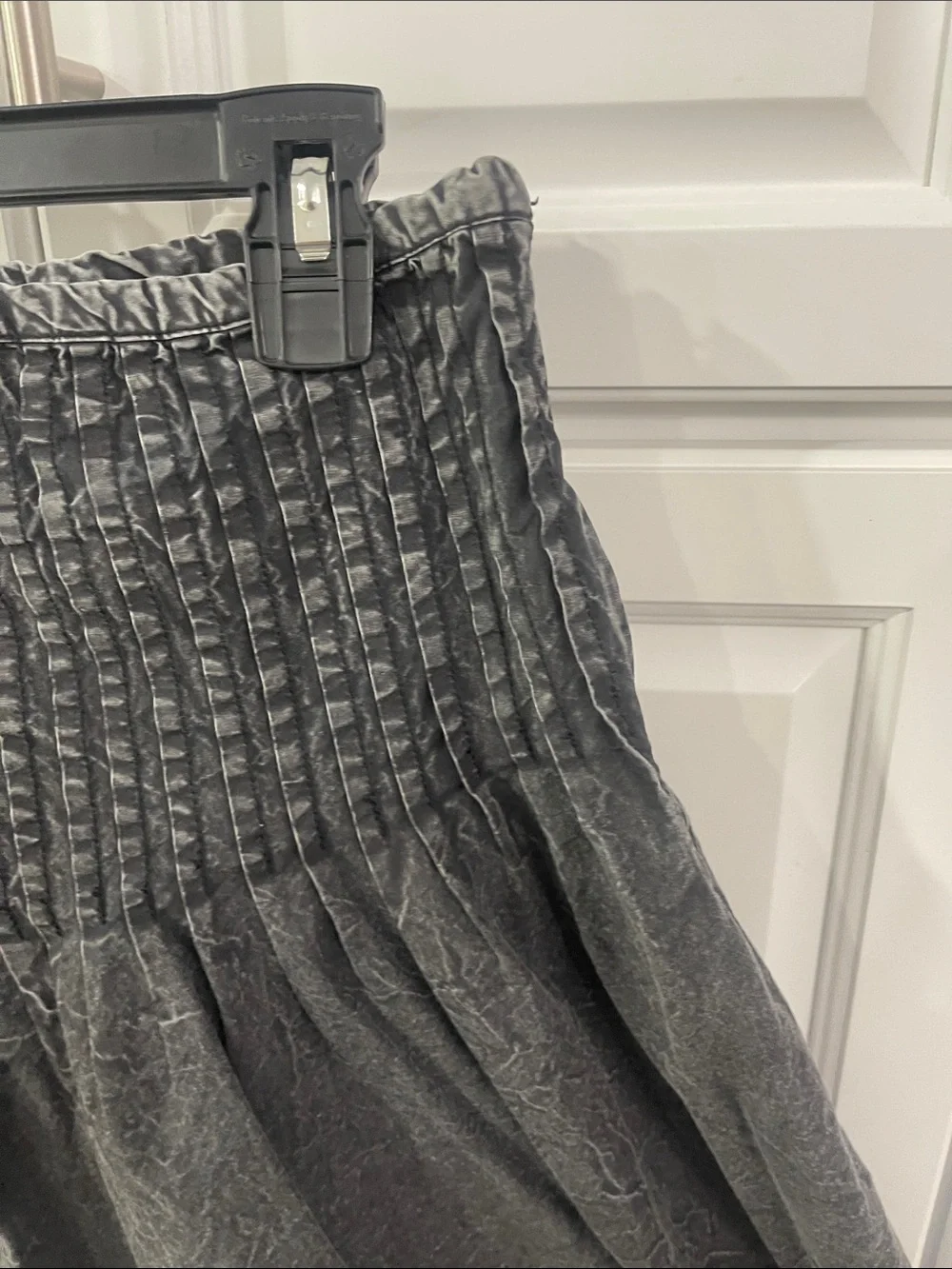 Free People  Black Smocked Waist A-Line Skirt size 4